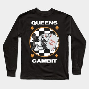 Quotes & Styles - The Queens Gambit - Black Long Sleeve T-Shirt